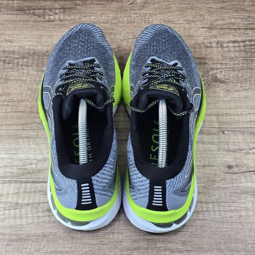 Asics GT 2000 10 Men's Size 9 Gray Black Green Running Shoes 1011B185